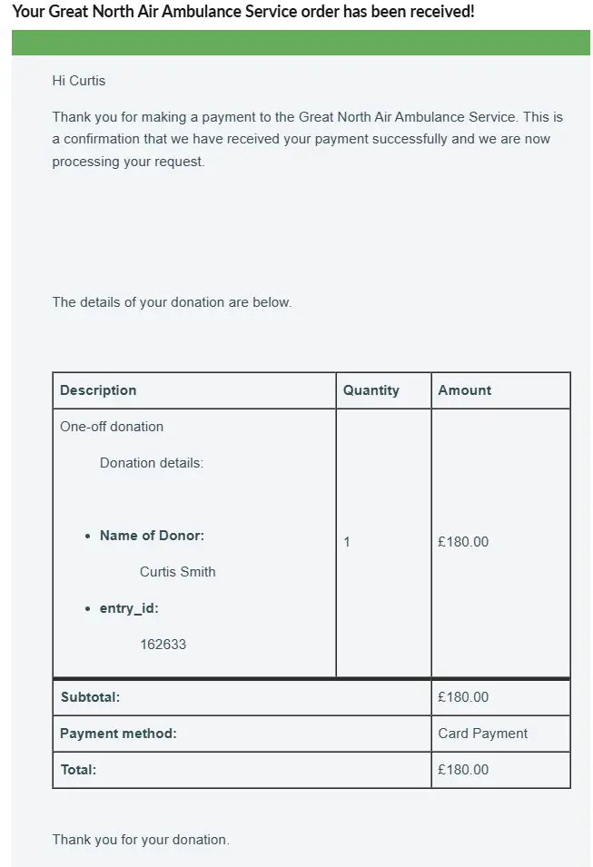 Donation Proof #1