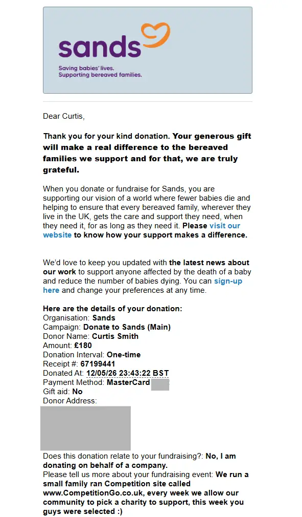 Donation Proof #0