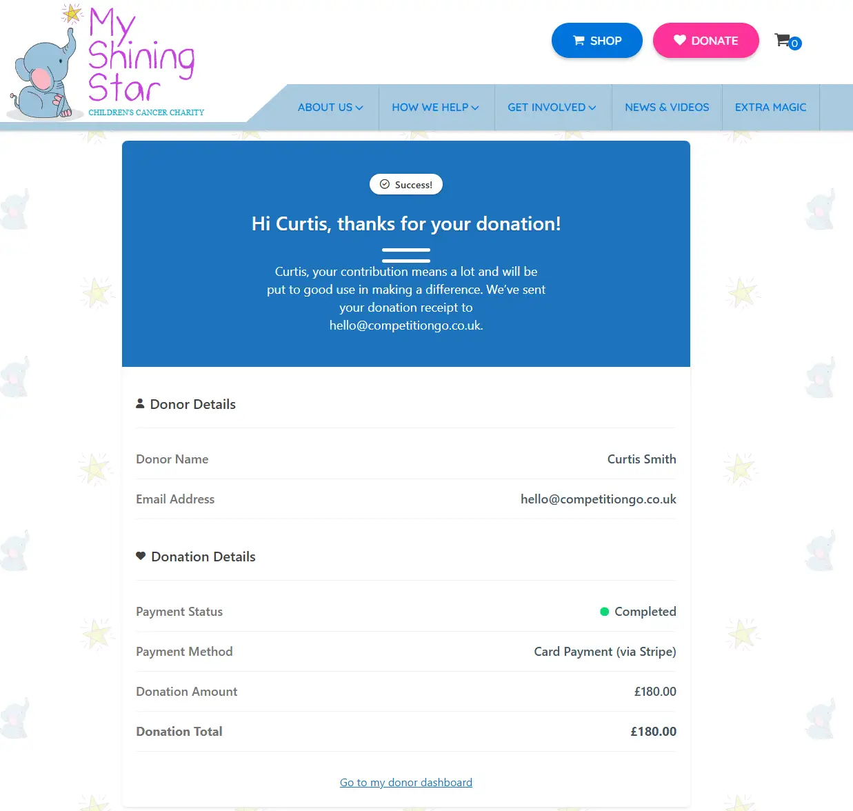 Donation Proof #1