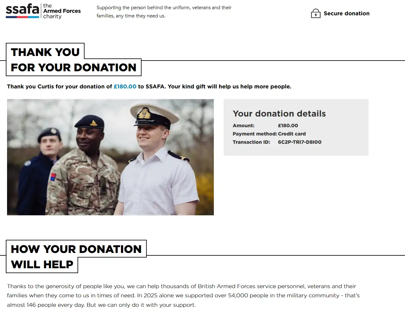 Donation Proof #2