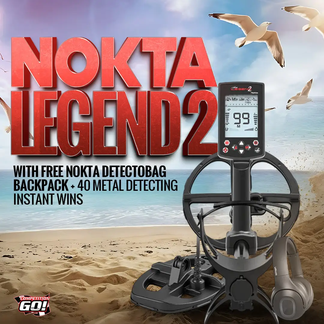 NOKTA LEGEND 2 WITH FREE NOKTA DETECTOBAG BACKPACK + 40 METAL DETECTING INSTANT WINS