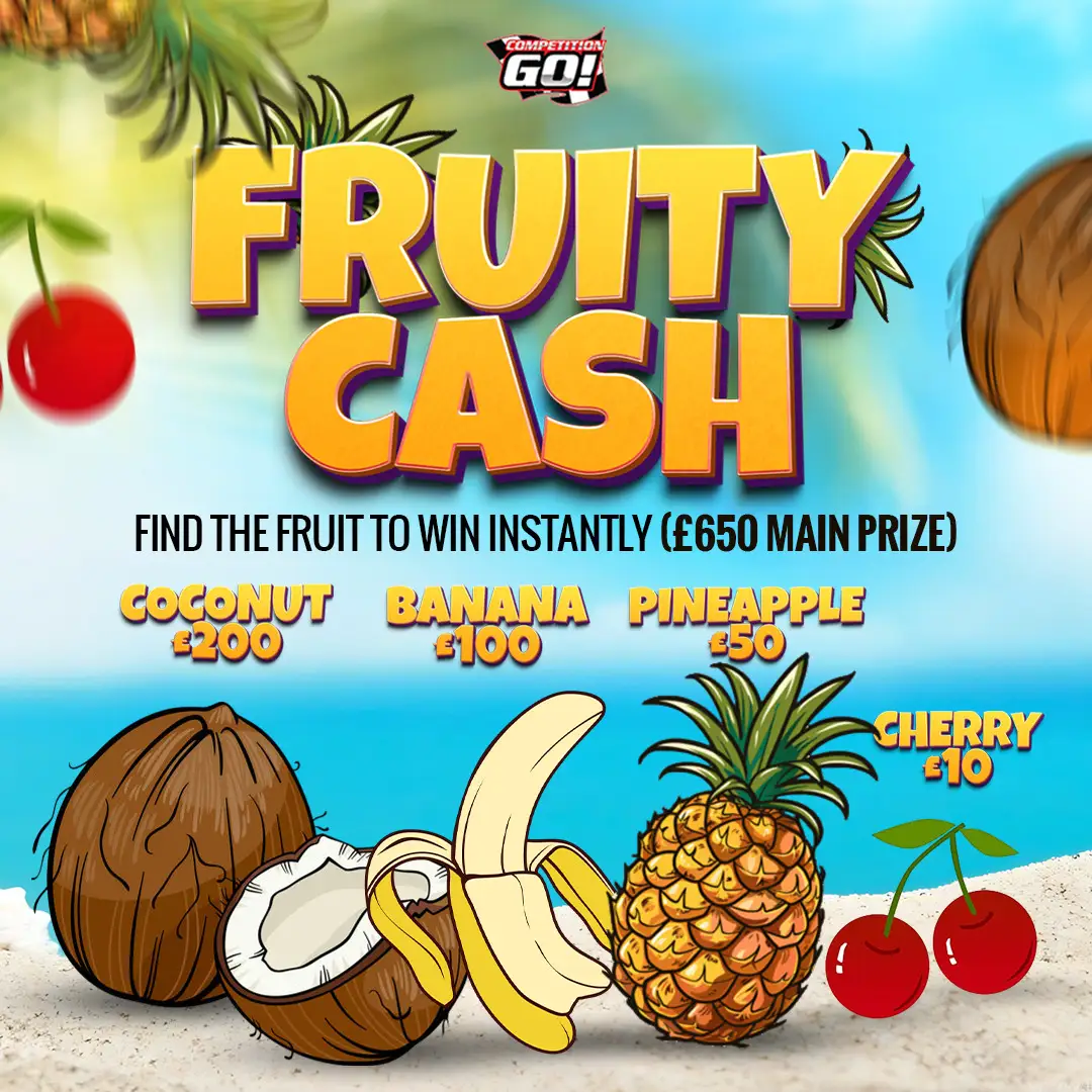 FRUITY CASH - FIND THE FRUIT TO WIN INSTANTLY (£650 MAIN PRIZE)