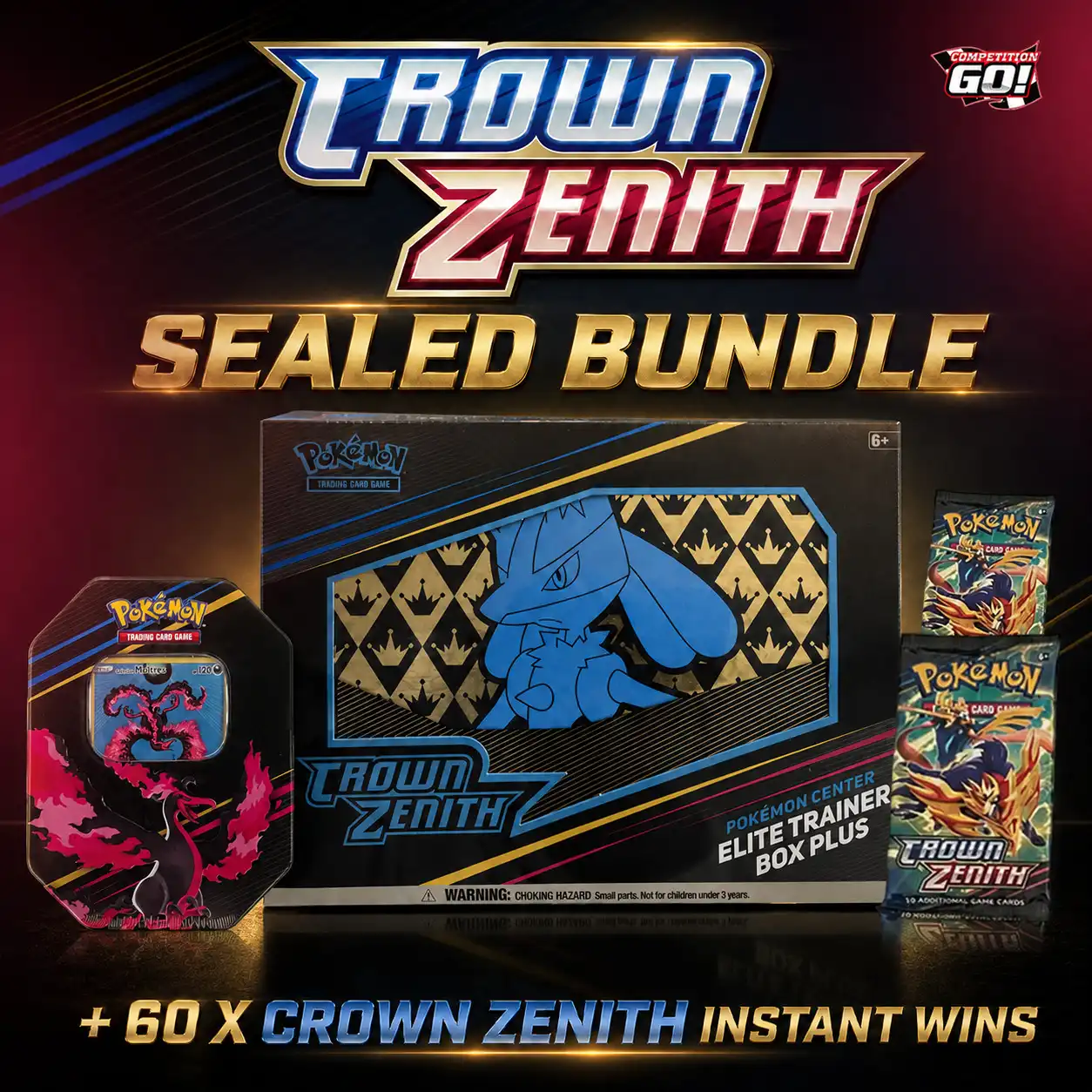 CROWN ZENITH SEALED BUNDLE + 60 X CROWN ZENITH INSTANT WINS