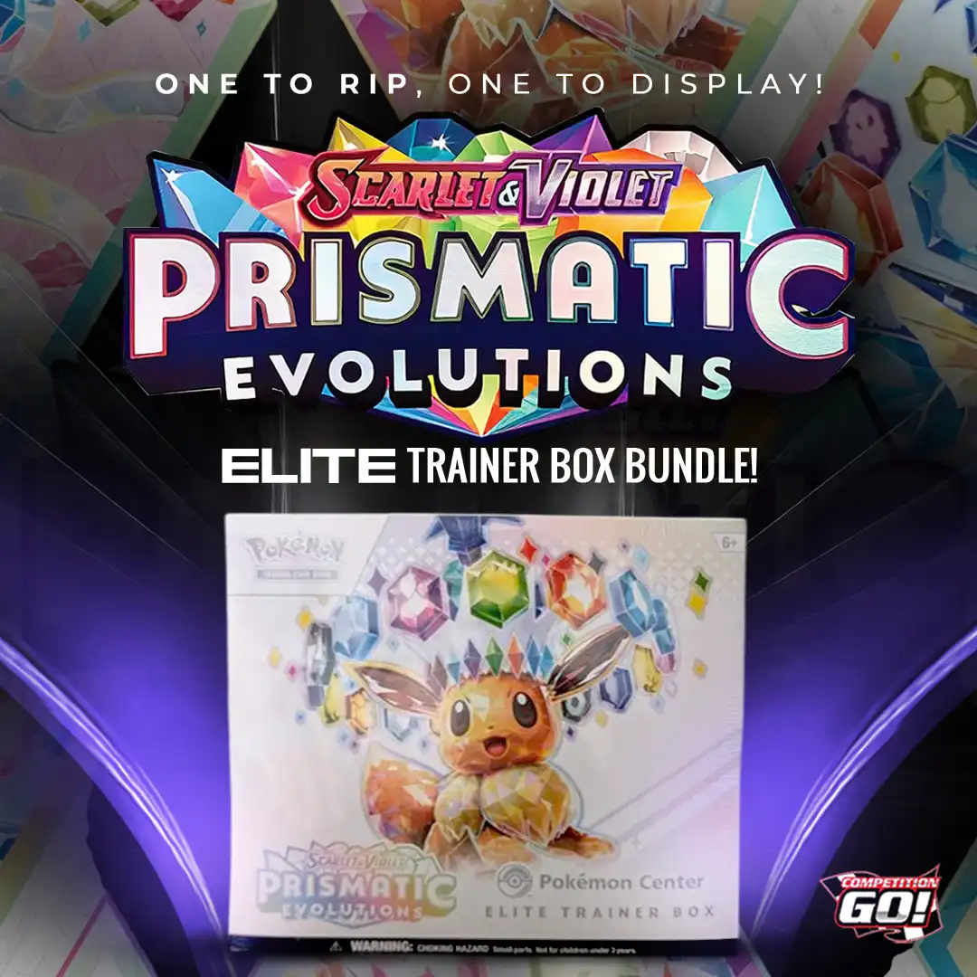 ONE TO RIP, ONE TO DISPLAY! PRISMATIC EVOLUTIONS ELITE TRAINER BOX BUNDLE!