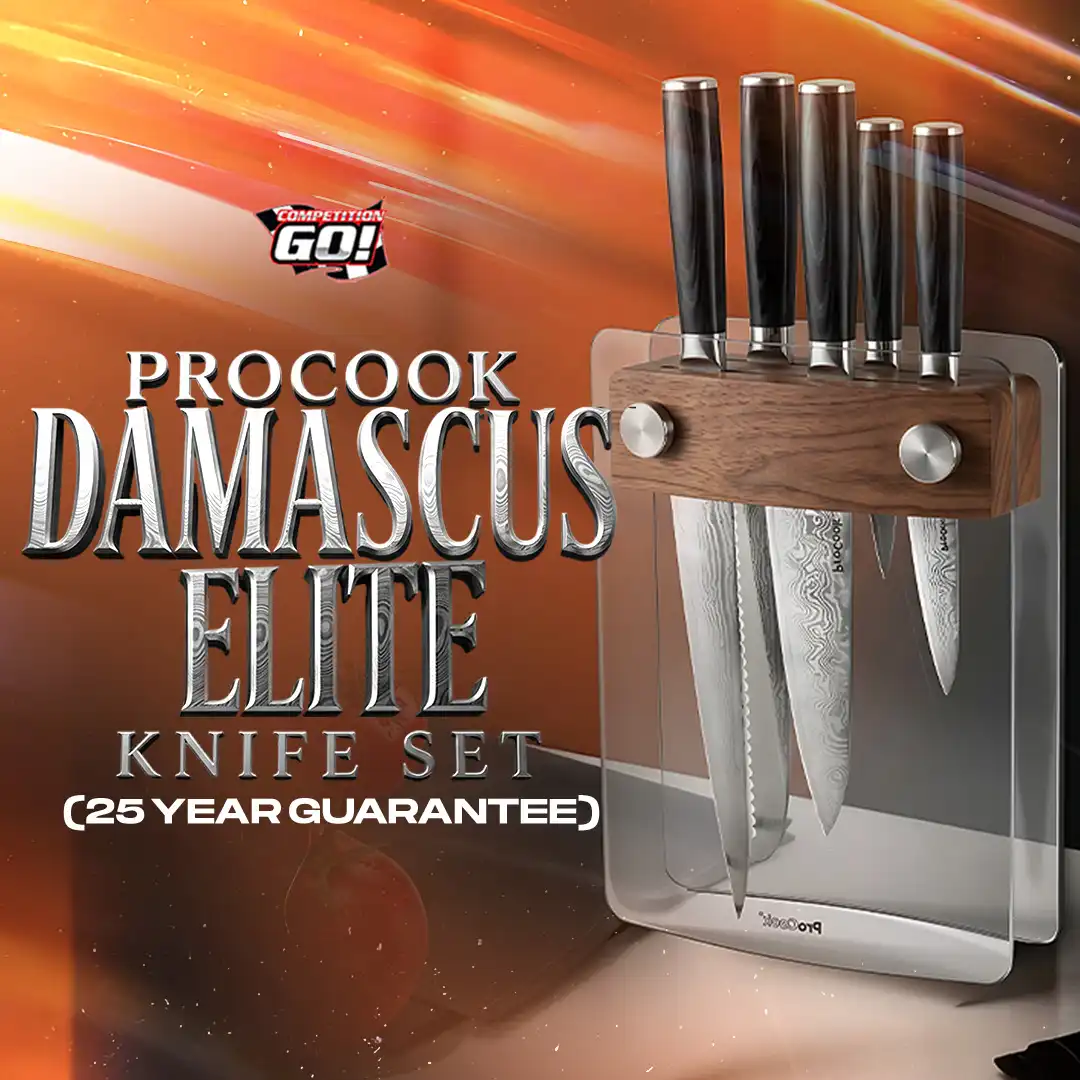 PROCOOK DAMASCUS ELITE KNIFE SET (25 YEAR GUARANTEE)