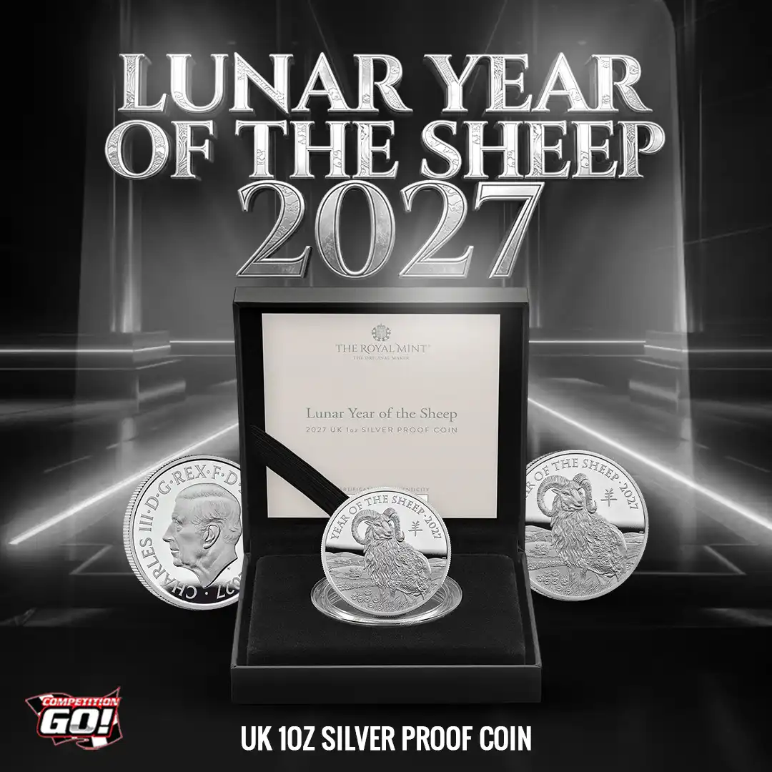 LUNAR YEAR OF THE SHEEP 2027 UK 1OZ SILVER PROOF COIN
