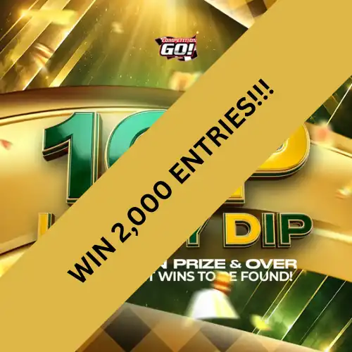 WIN 2,000 ENTRIES INTO: 10P LUCKY DIP - £500 MAIN PRIZE & OVER 400 INSTANT WINS TO BE FOUND - INCLUDING ALL NEW CASH WHEEL SPIN KEYS! + 4 GOLDEN TICKETS #2