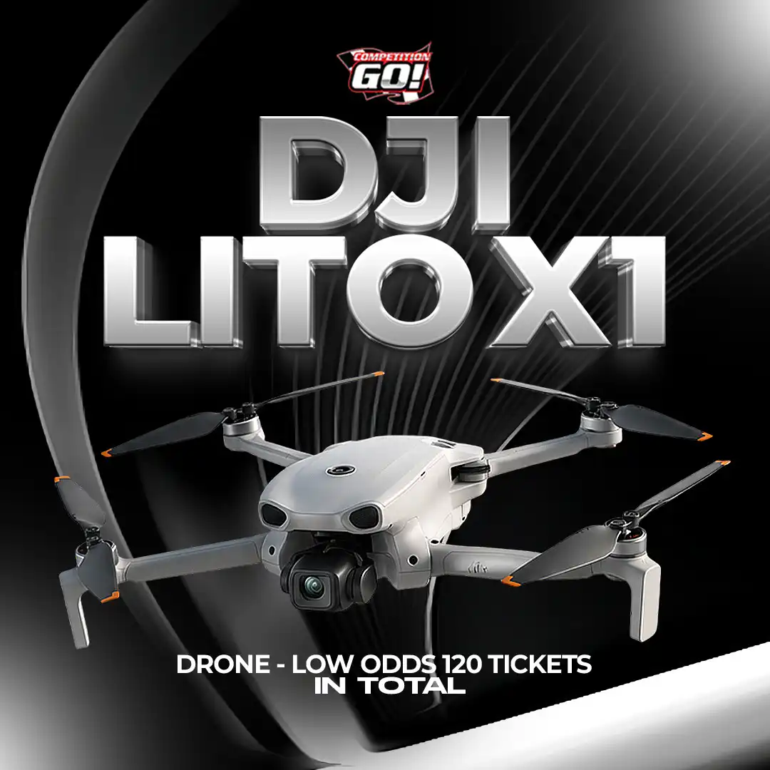 DJI LITO X1 DRONE - LOW ODDS 120 TICKETS IN TOTAL