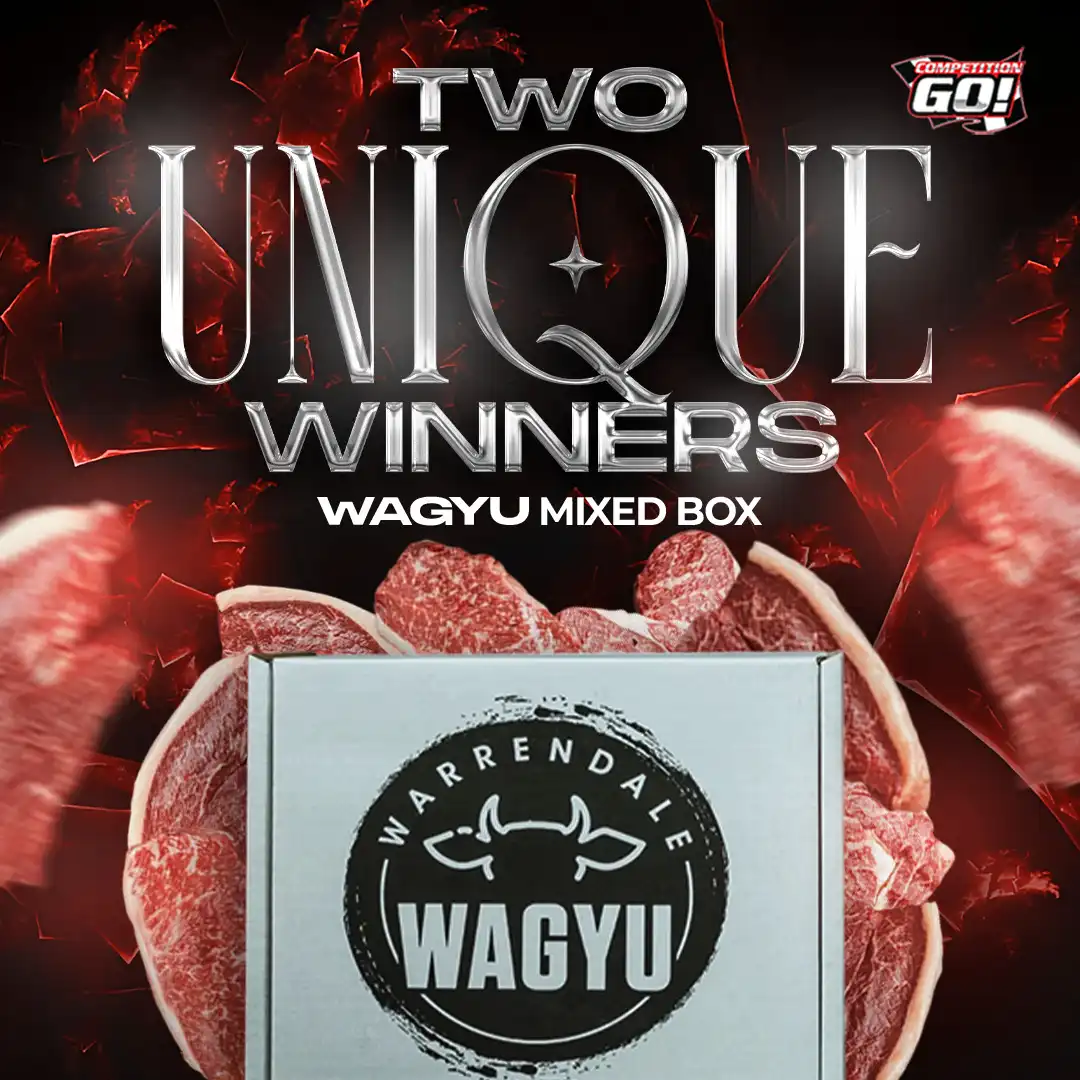 TWO UNIQUE WINNERS: WAGYU MIXED BOX