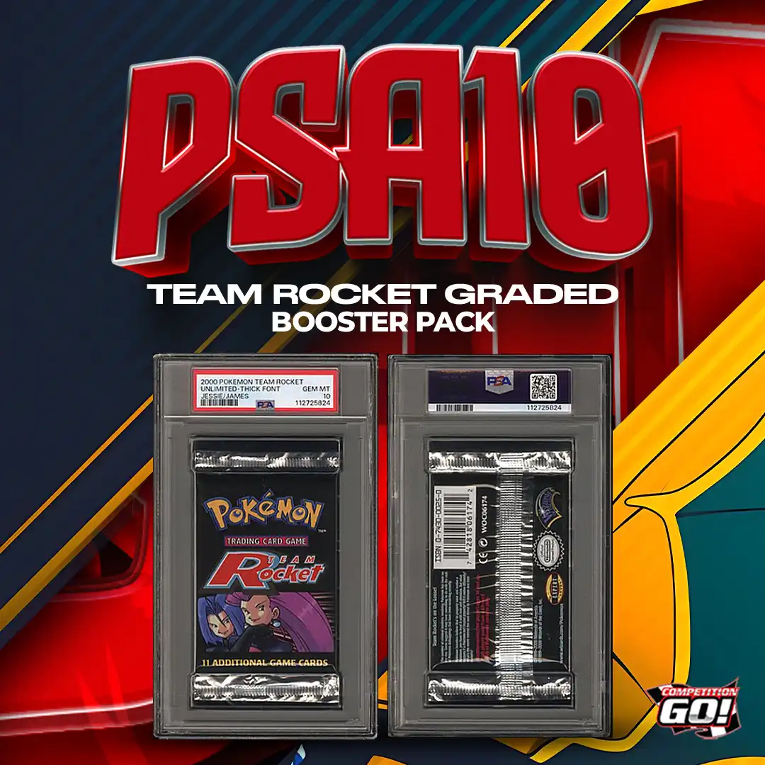 PSA10 - TEAM ROCKET GRADED VINTAGE BOOSTER - LOW POPULATION!!!