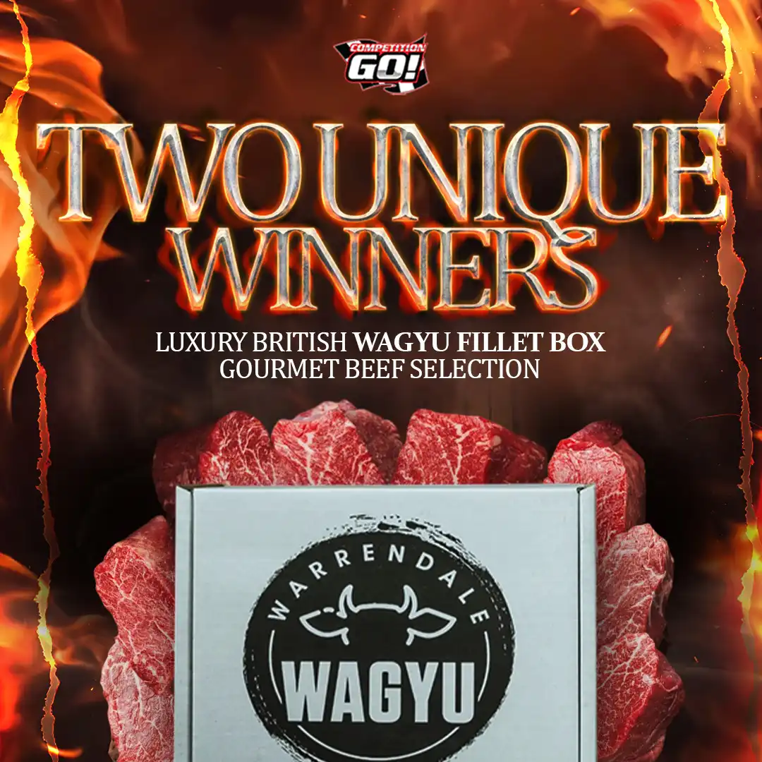 TWO UNIQUE WINNERS: LUXURY BRITISH WAGYU FILLET BOX — GOURMET BEEF SELECTION