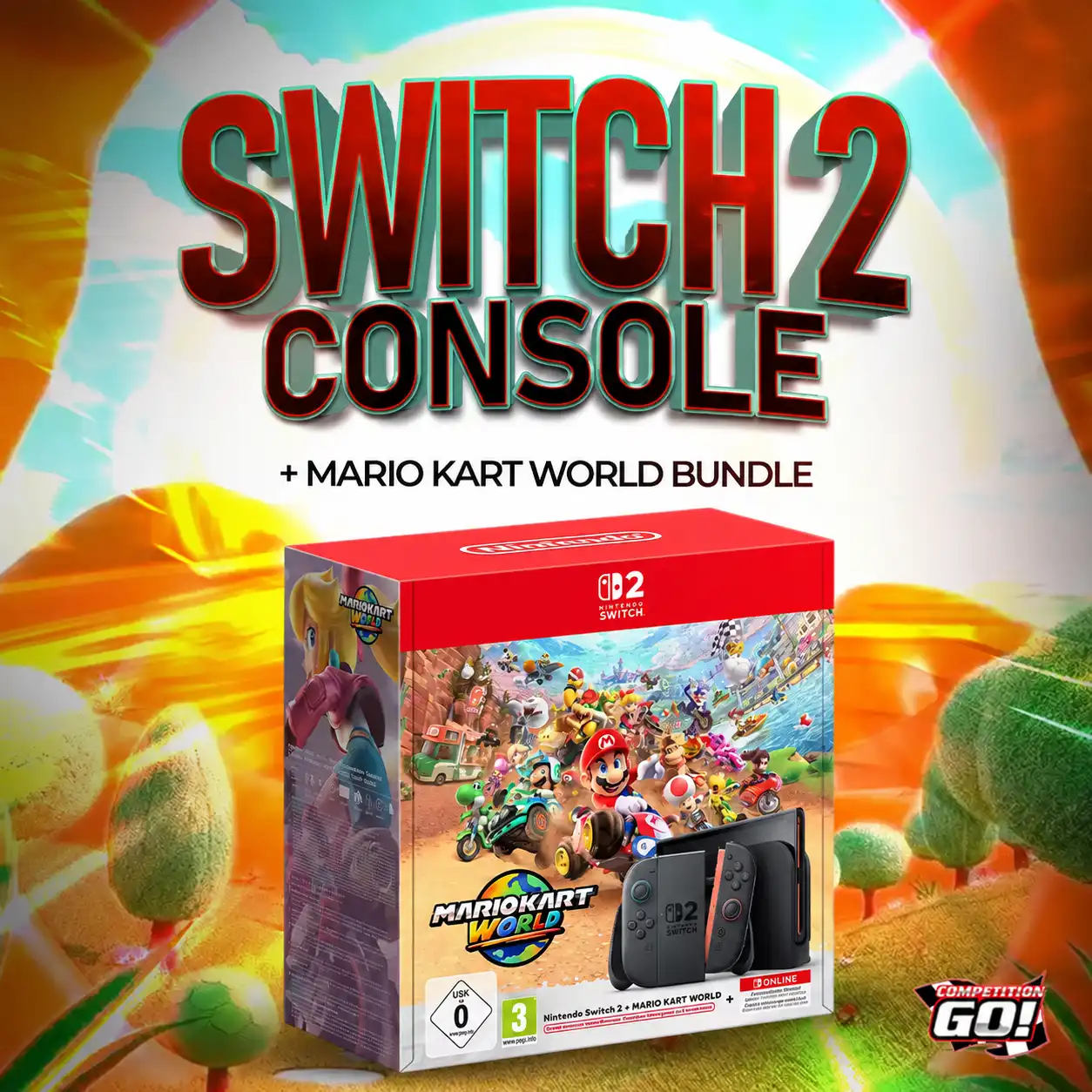 NINTENDO SWITCH 2 + MARIO KART WORLD BUNDLE