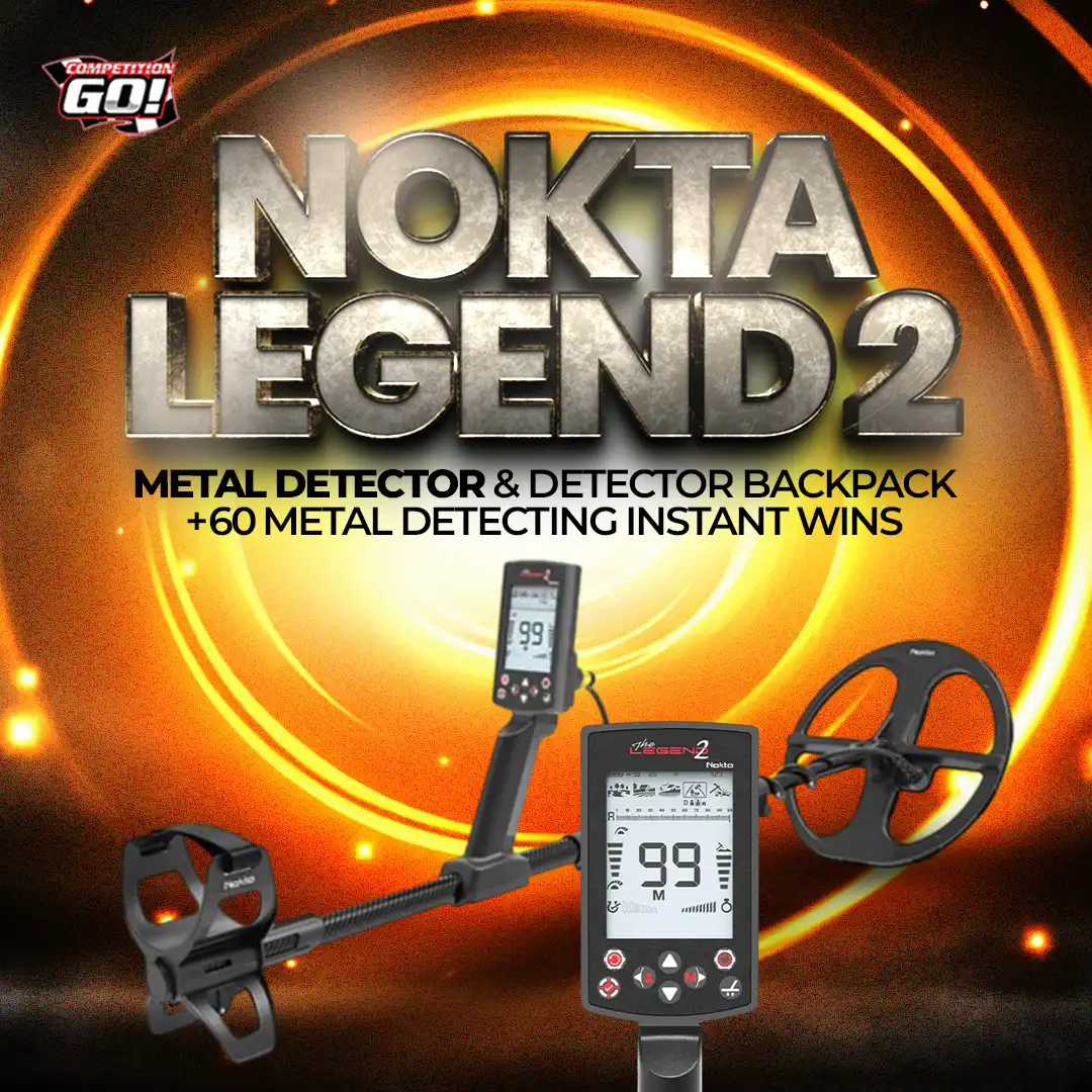 NOKTA LEGEND 2 METAL DETECTOR & DETECTOR BACKPACK + 60 METAL DETECTING INSTANT WINS