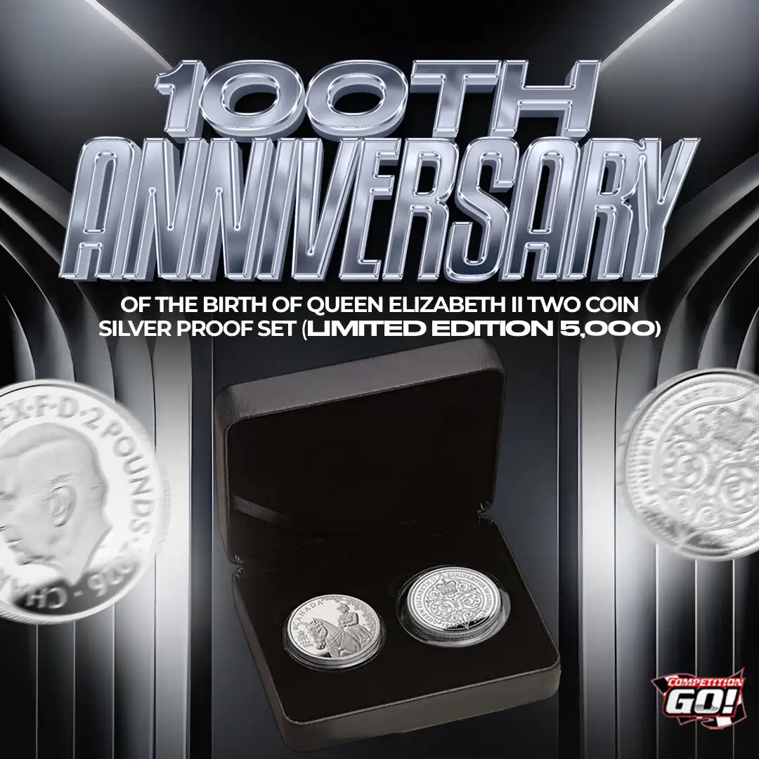 100TH ANNIVERSARY OF THE BIRTH OF QUEEN ELIZABETH II TWO-COIN SILVER PROOF SET (LIMITED EDITION 5,000)