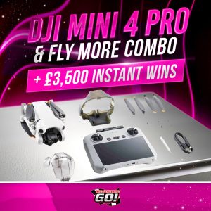 DJI MINI PRO 4 WITH RC2 CONTROLLER + 252 INSTANT WINS!