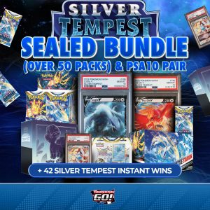 SILVER TEMPEST SEALED BUNDLE (OVER 50 PACKS) & PSA10 PAIR + 42 SILVER TEMPEST INSTANT WINS!