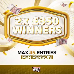 WED MINI-DRAW: TWO UNIQUE £350 CASH WINNERS + INSTANTS *LOW ODDS*