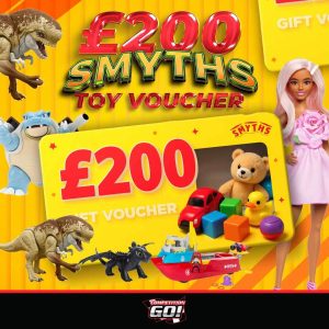 WED MINI-DRAW: £200 SMYTHS TOY VOUCHER