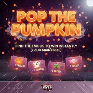 WED MINI-DRAW: POP THE PUMPKIN – FIND THE EMOJIS TO WIN INSTANTLY (£600 MAIN PRIZE)